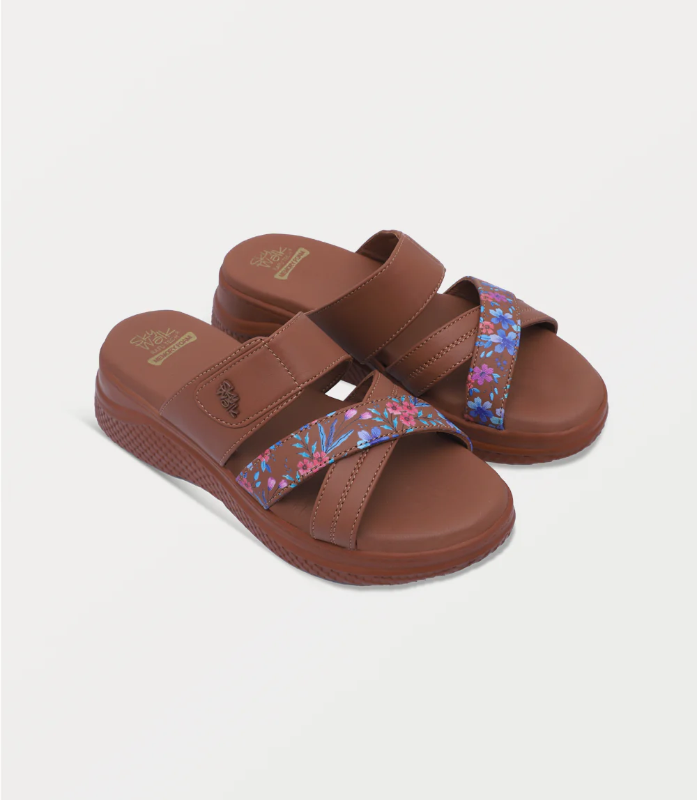 Women Comfort Slipper-TAN - Image 2