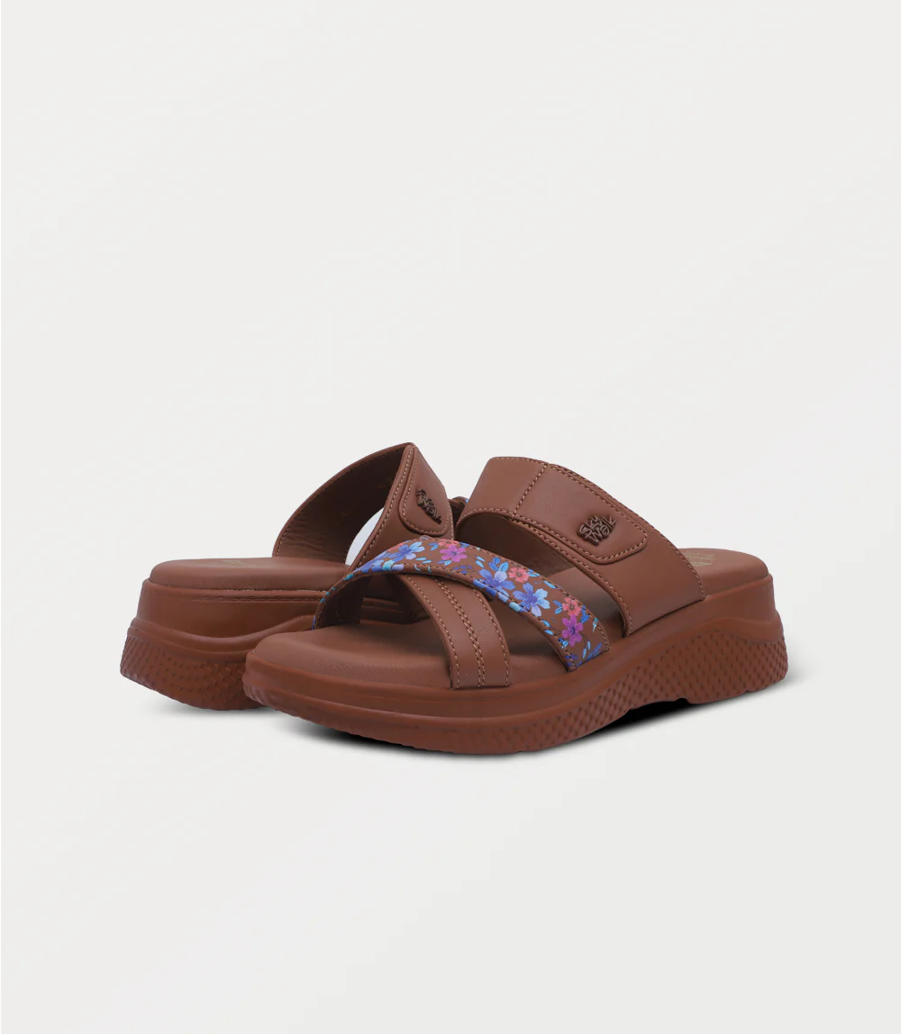Women Comfort Slipper-TAN - Image 3