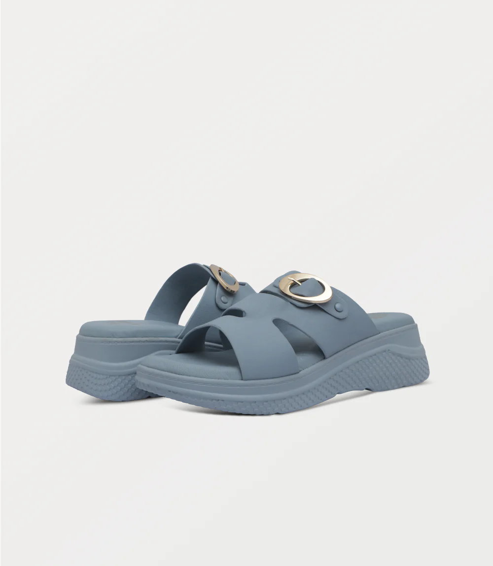 Women Comfort Slipper-SKY BLUE - Image 3