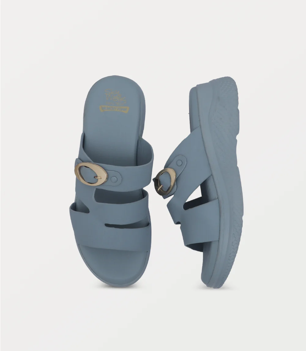 Women Comfort Slipper-SKY BLUE - Image 4