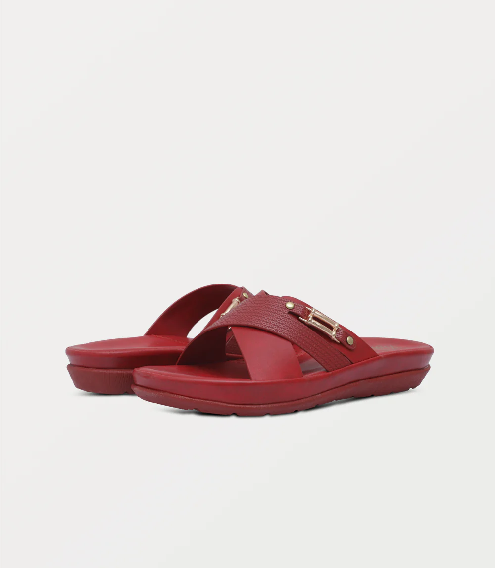 Women Comfort Slipper-MAROON - Image 3