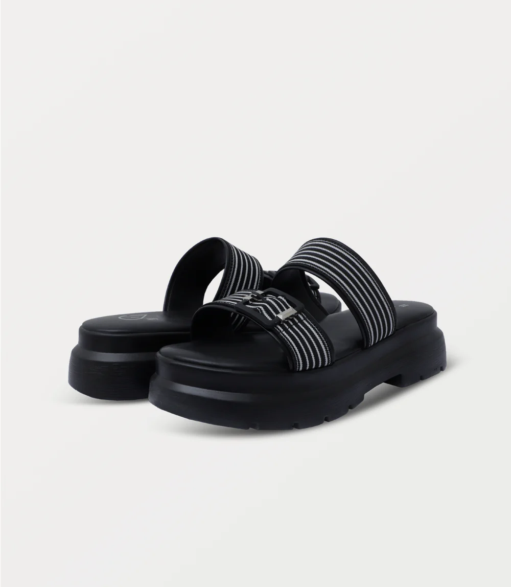 Women Platform Slipper-BLACK - Image 3