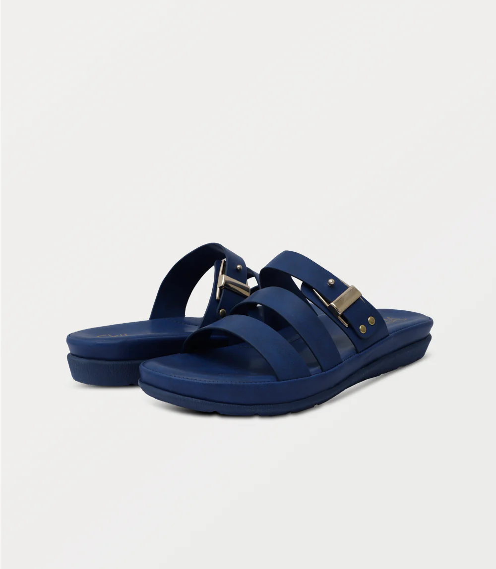 Women Comfort Slipper-NAVY - Image 3