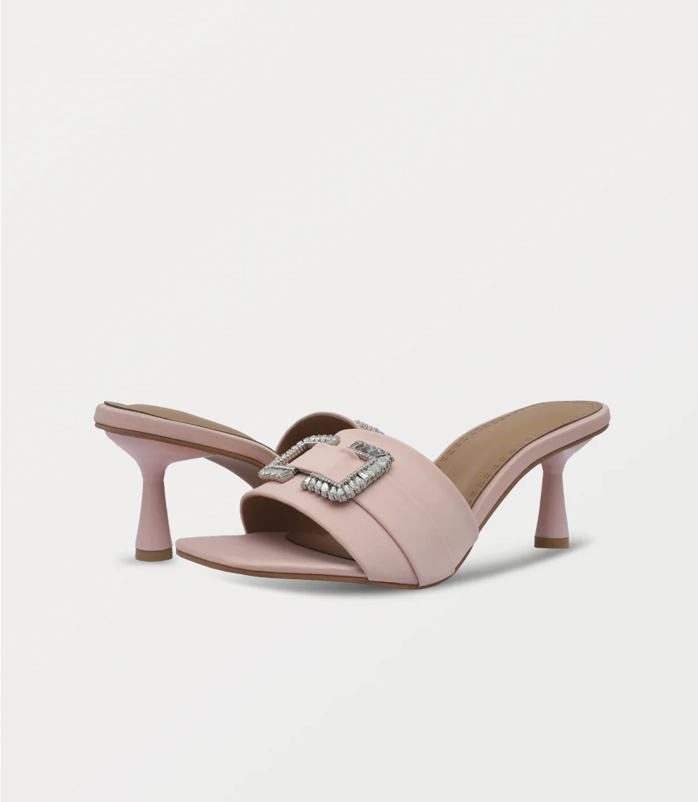 Women Slipper Heels-PINK - Image 3