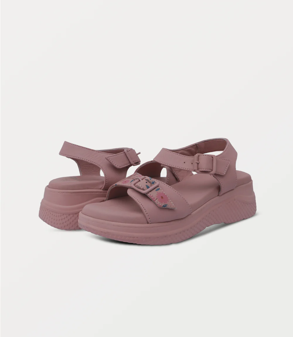 Women Comfort Sandal-TEA PINK - Image 3