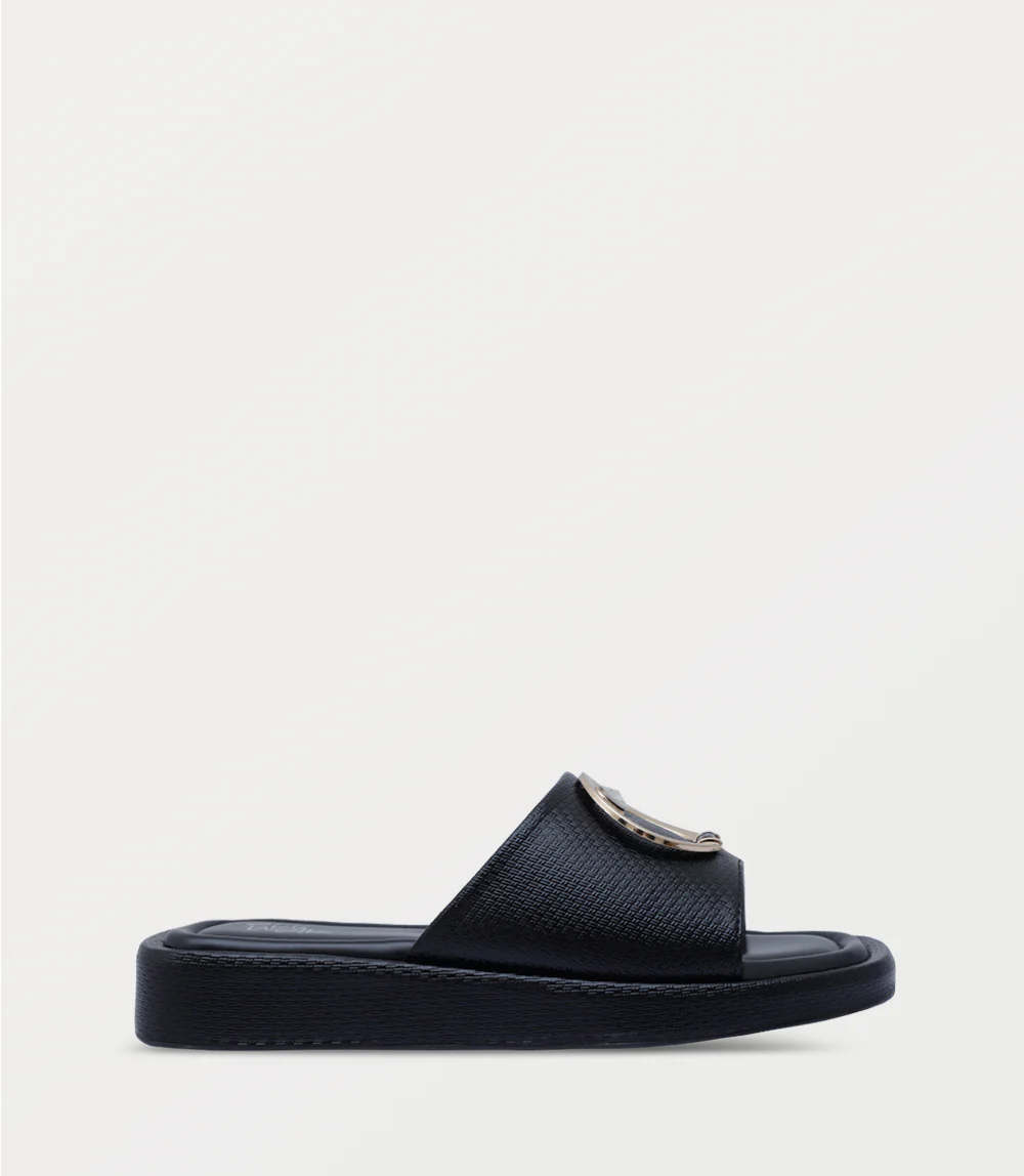 Women Comfort Slipper-BLACK