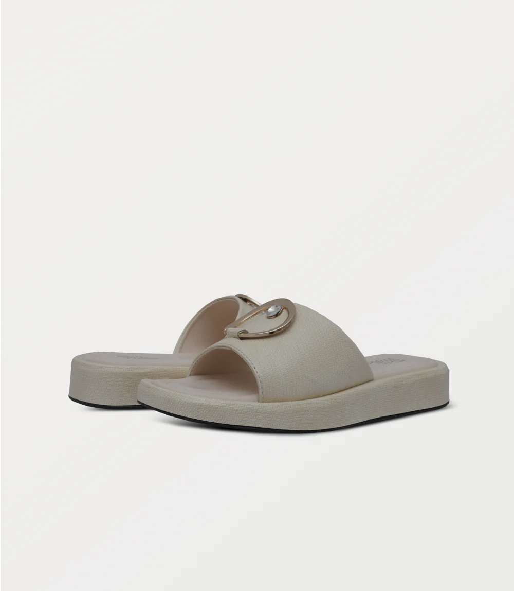 Women Comfort Slipper-IVORY - Image 3
