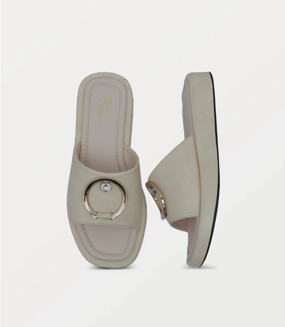 Women Comfort Slipper-IVORY - Image 4