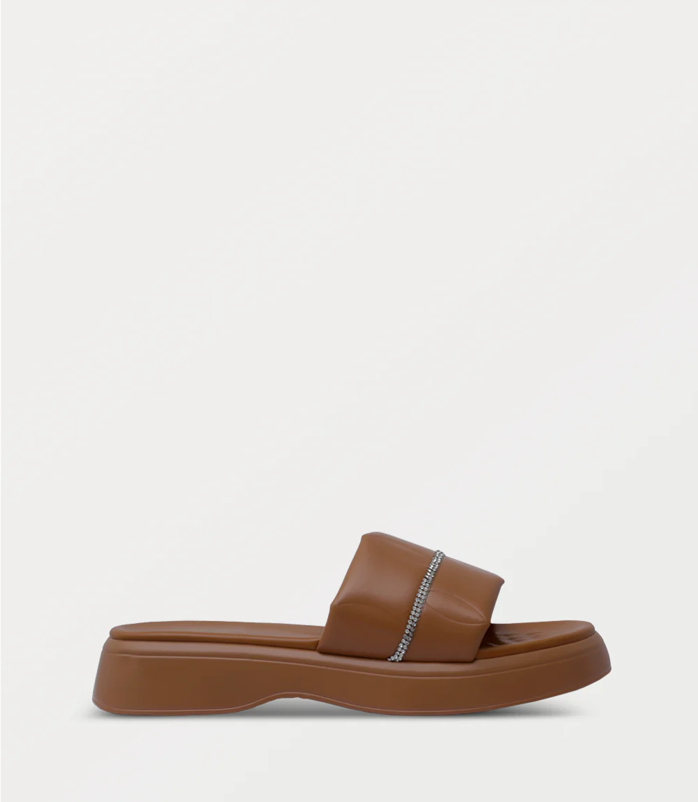 Women Comfort Slipper-TAN