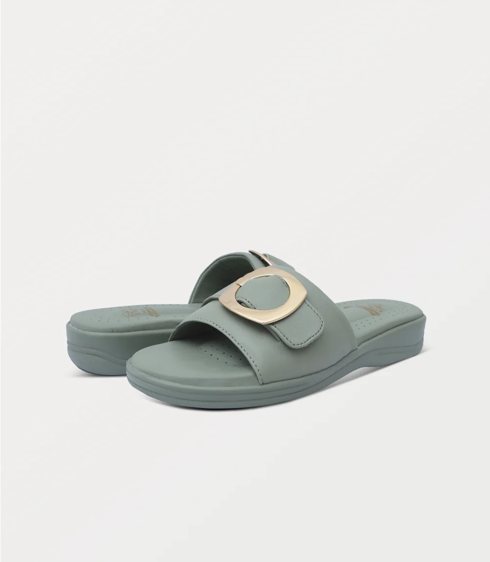 Women Comfort Slipper-MINT - Image 3