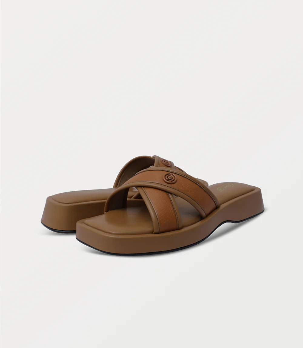 Women Slipper-TAN - Image 3