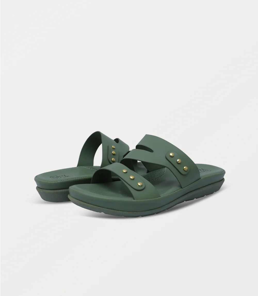 Women Comfort Slipper-GREEN - Image 3