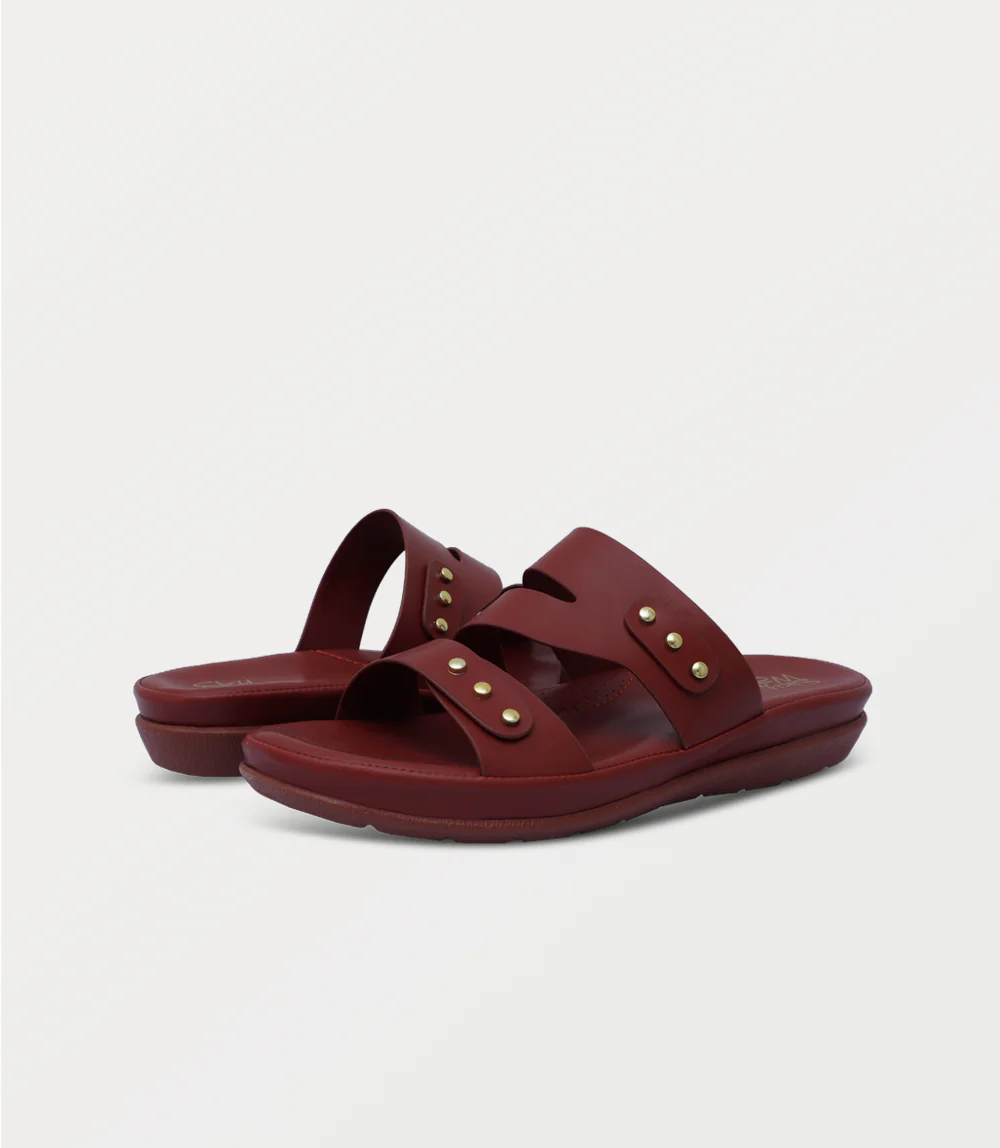 Women Comfort Slipper-MAROON - Image 3