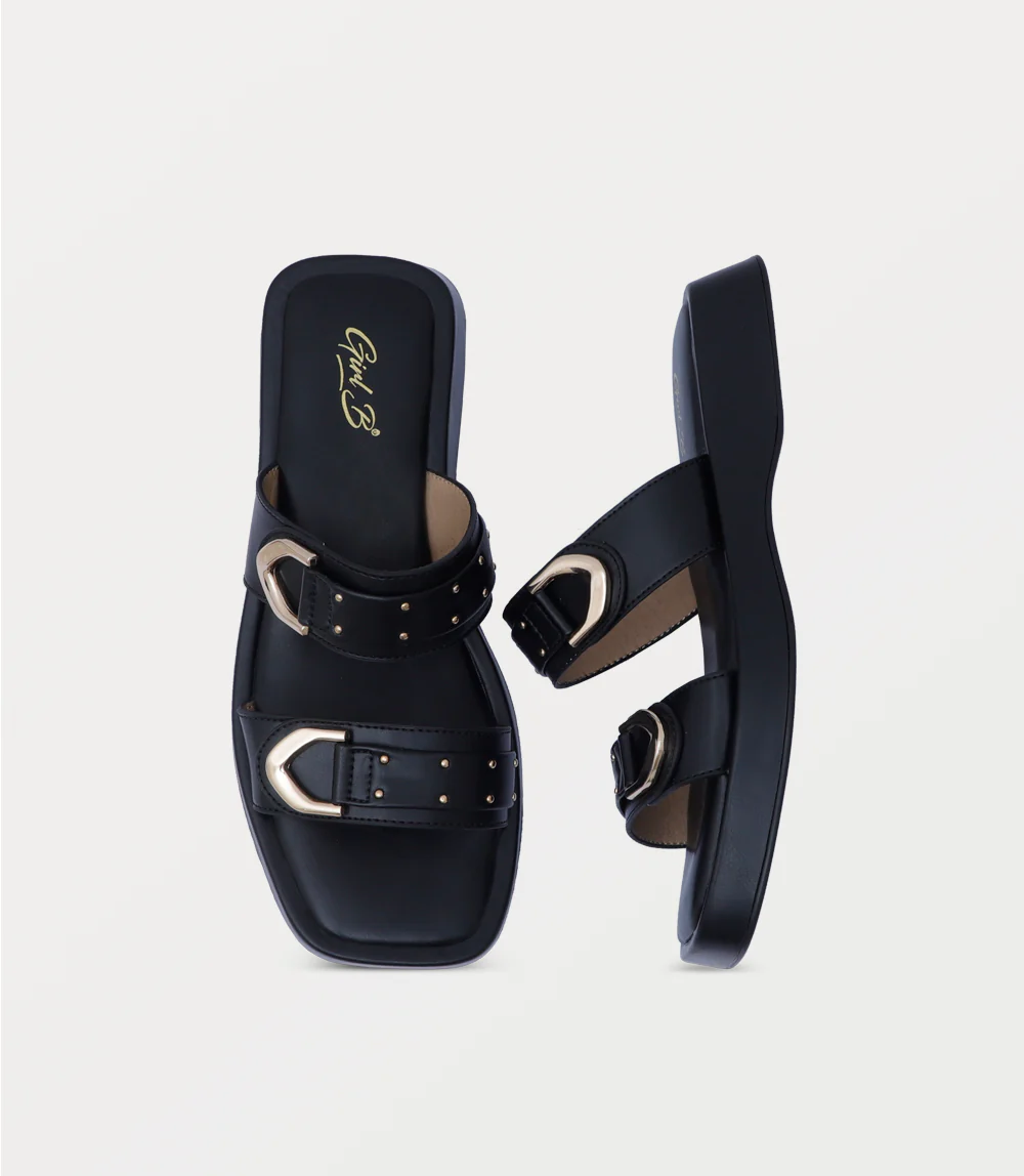 Women Comfort Slipper-BLACK - Image 4