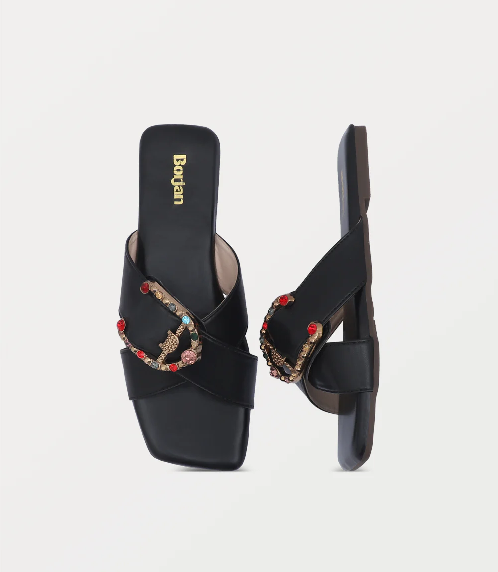 Women Slipper-BLACK - Image 4
