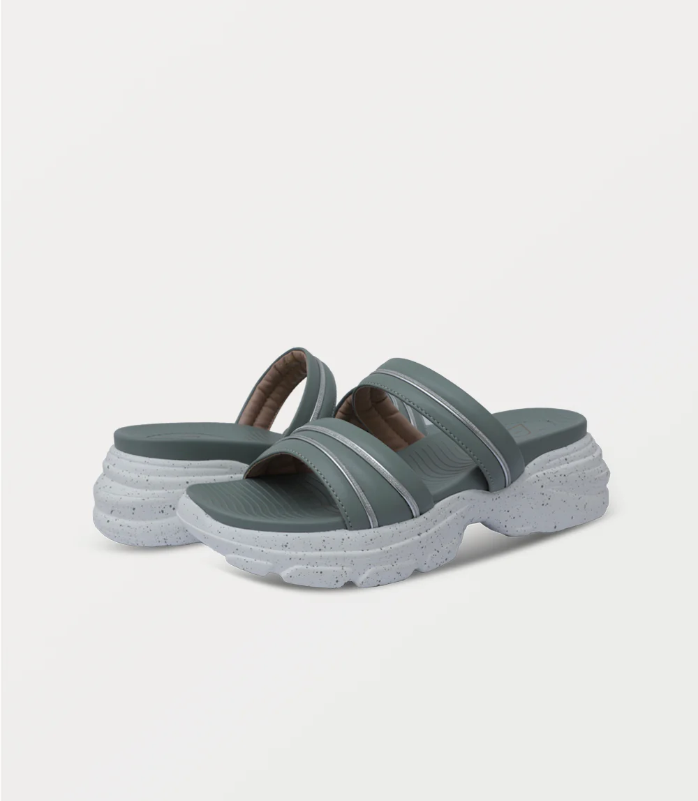 Women Platform Slipper-MINT - Image 3