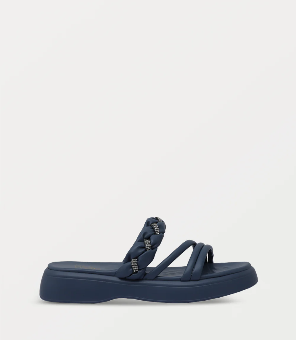 Women Comfort Slipper-BLUE