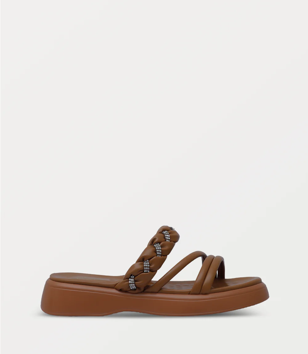 Women Comfort Slipper-TAN