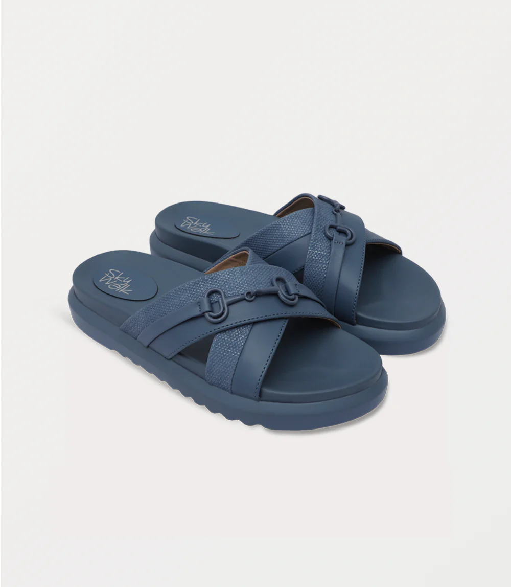 Women Comfort Slipper-BLUE - Image 2