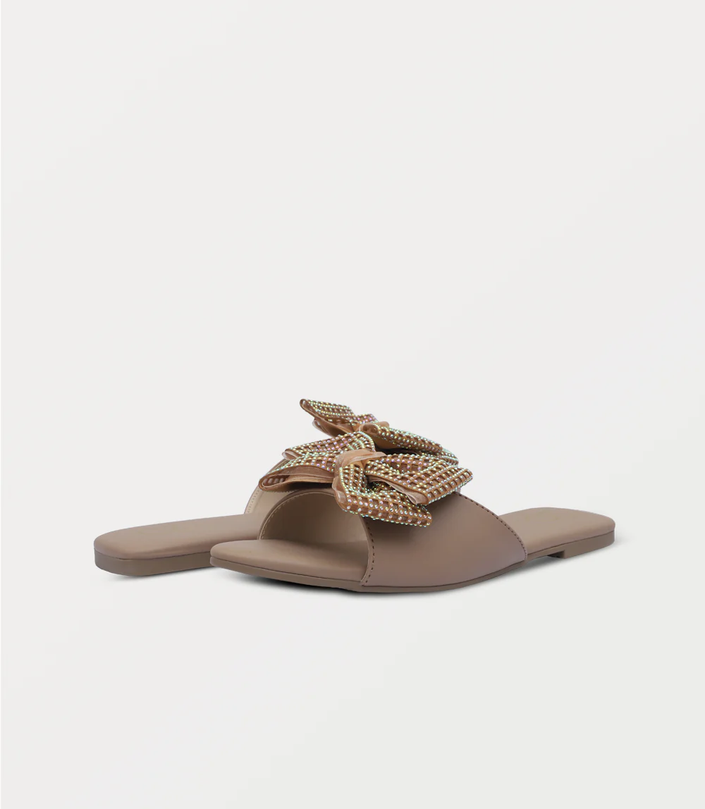 Women Slipper-BEIGE - Image 3
