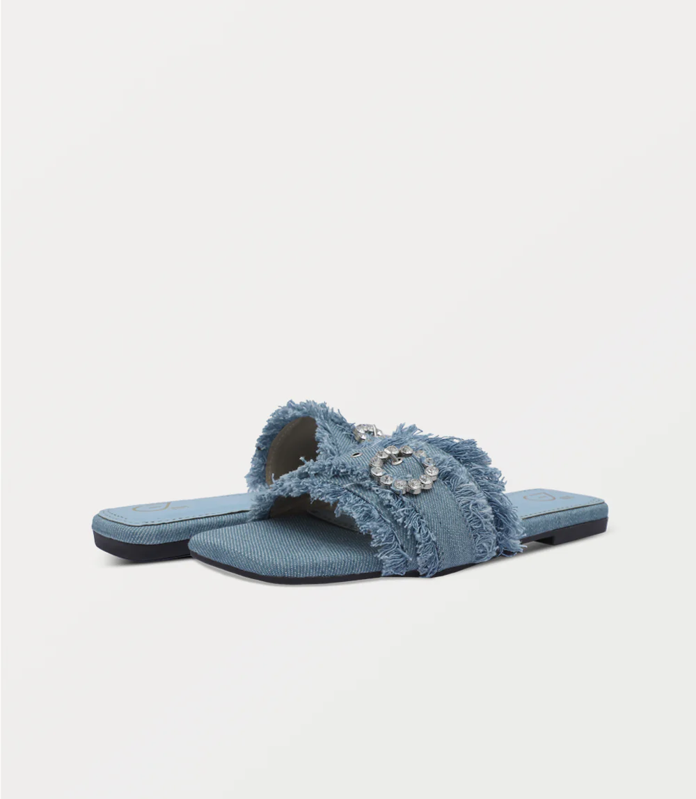 Women Slipper-DENIM BLUE - Image 3