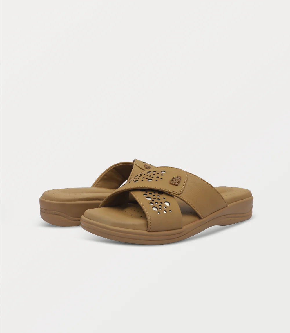 Women Comfort Slipper-MUSTARD - Image 3