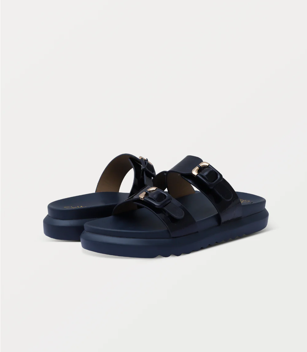 Women Comfort Slipper-NAVY - Image 3