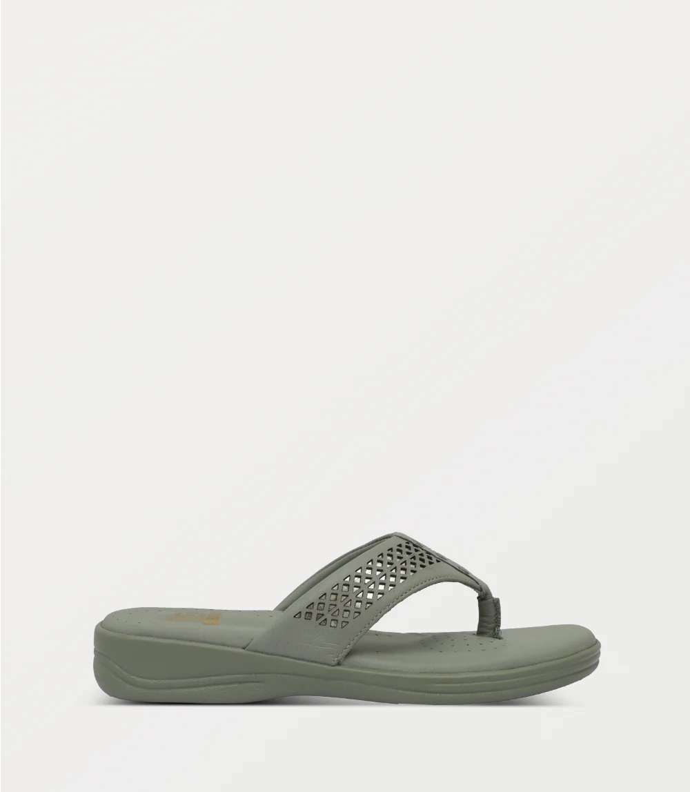Women Comfort Chappal-MINT