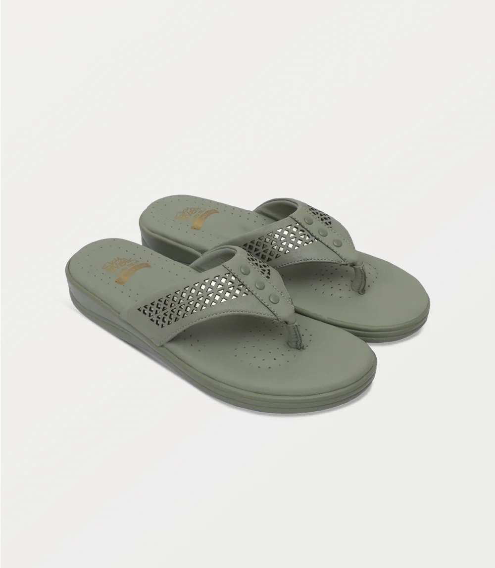 Women Comfort Chappal-MINT - Image 2