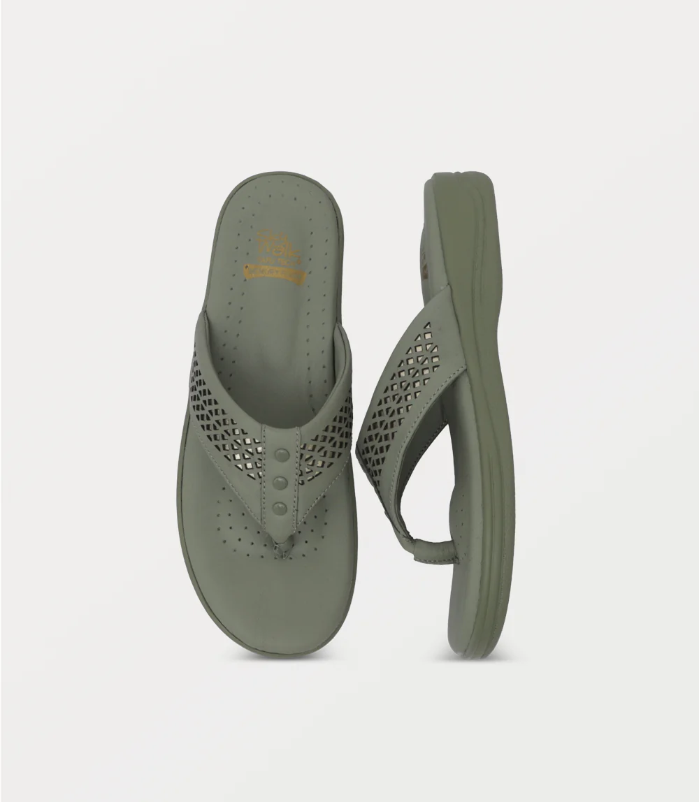 Women Comfort Chappal-MINT - Image 4