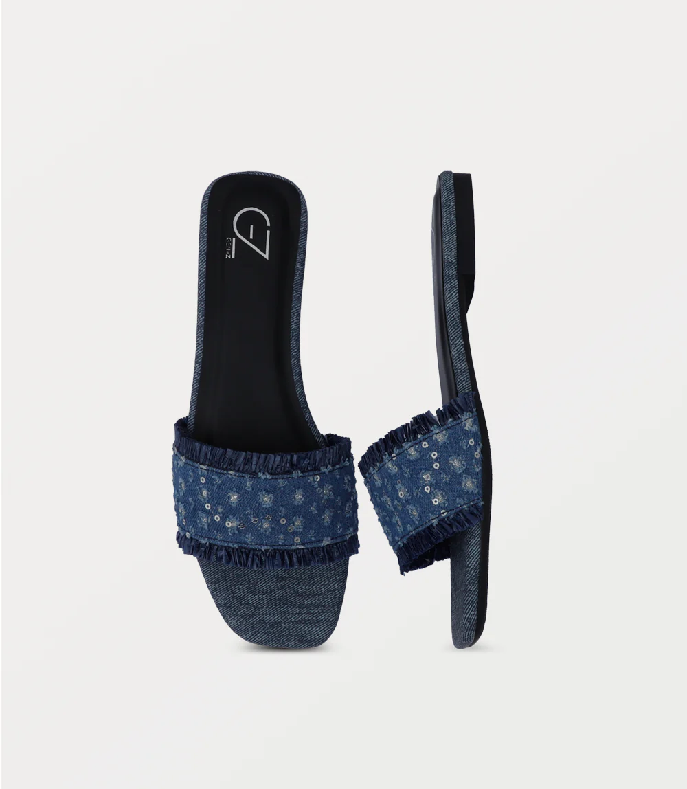 Women Slipper-DENIM BLUE - Image 4