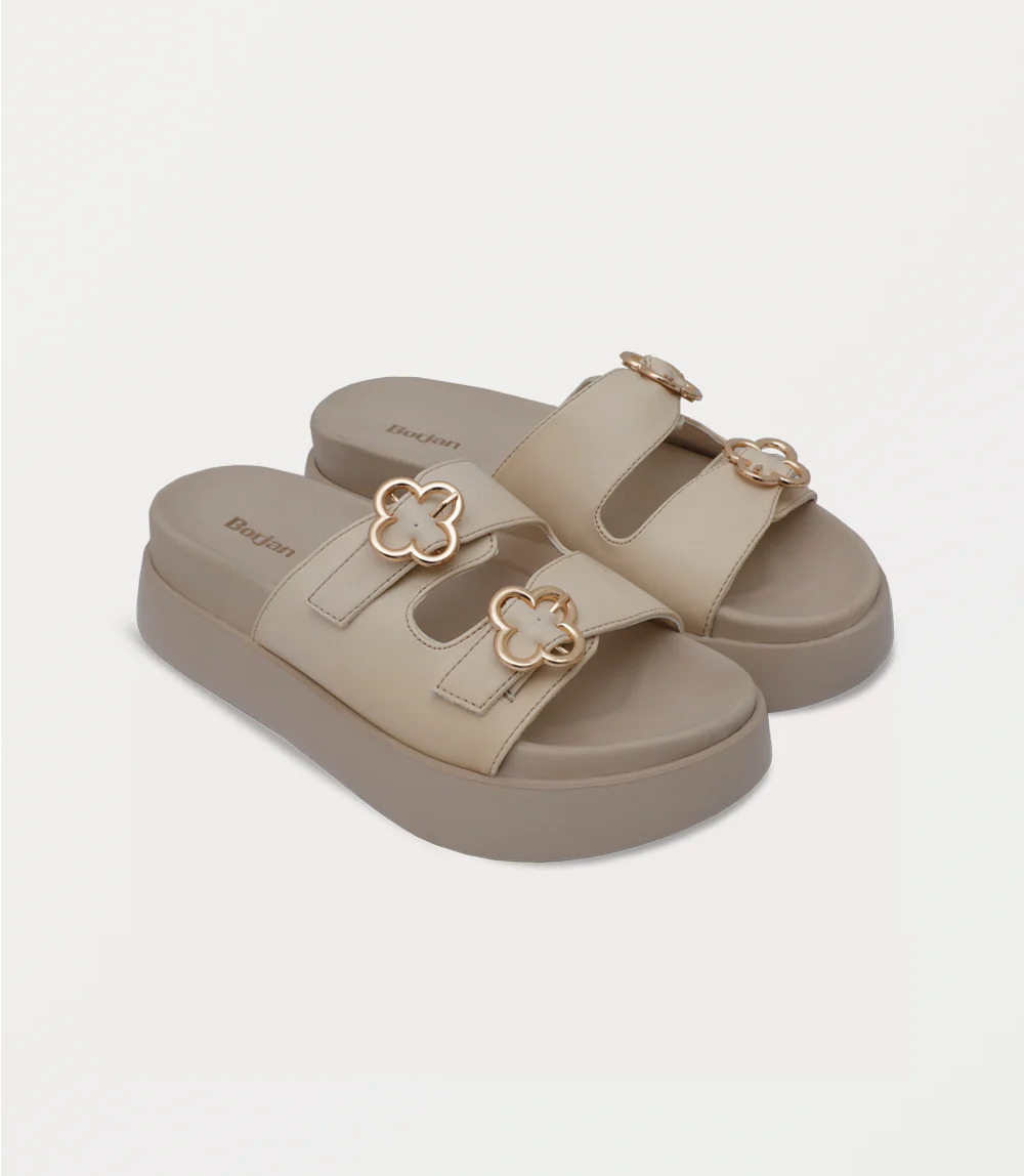 Women Platform Slipper-IVORY - Image 2