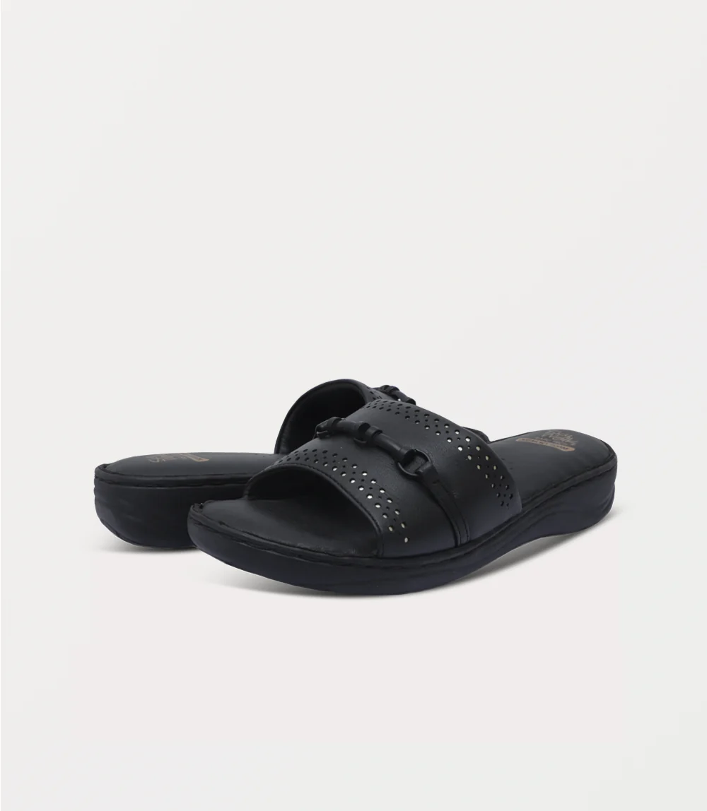 Women Comfort Slipper-BLACK - Image 3