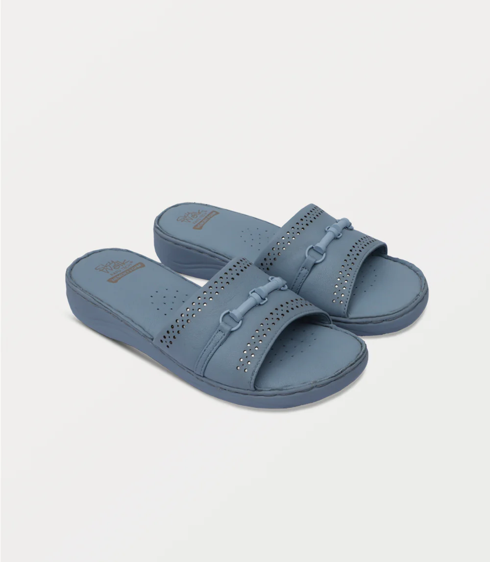 Women Comfort Slipper-BLUE - Image 2
