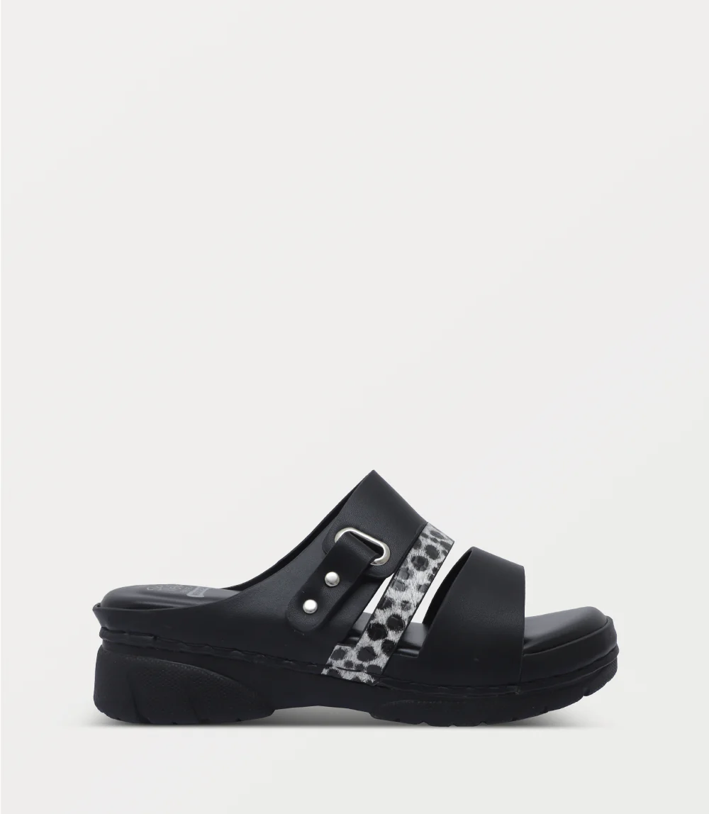 Women Comfort Slipper-BLACK