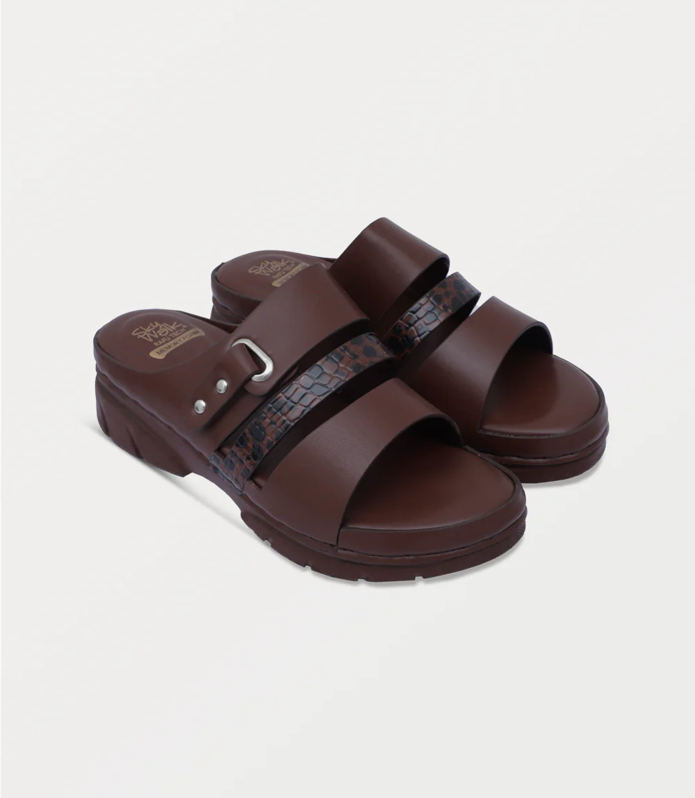 Women Comfort Slipper-BROWN - Image 2