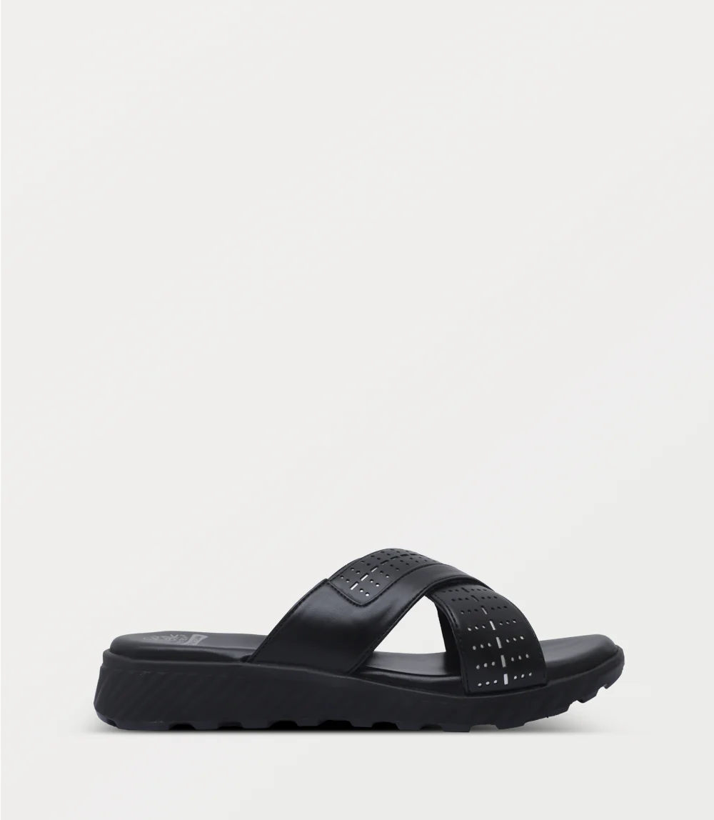 Women Comfort Slipper-BLACK