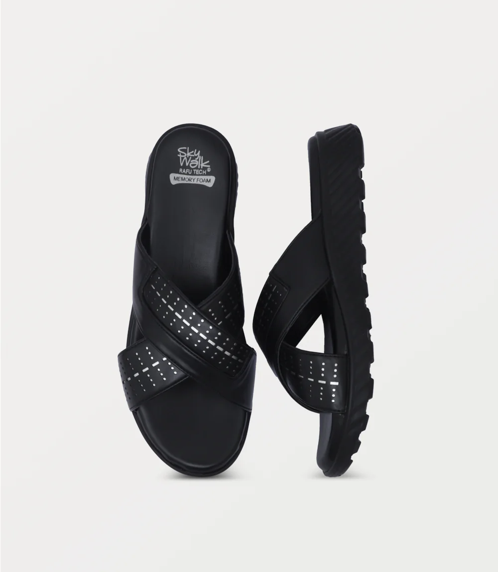 Women Comfort Slipper-BLACK - Image 4