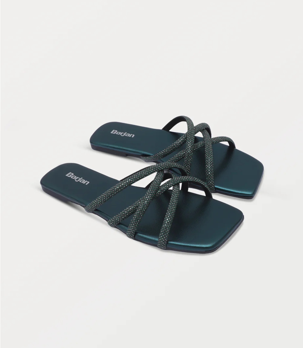 Women Slipper-BOTTLE GREEN - Image 2
