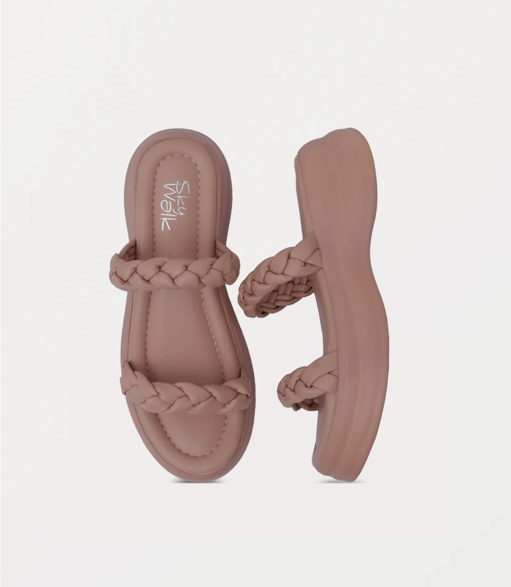 Women Comfort Slipper-PEACH - Image 4