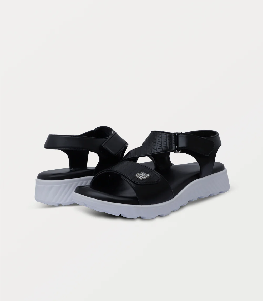 Women Comfort Sandal-BLACK - Image 3