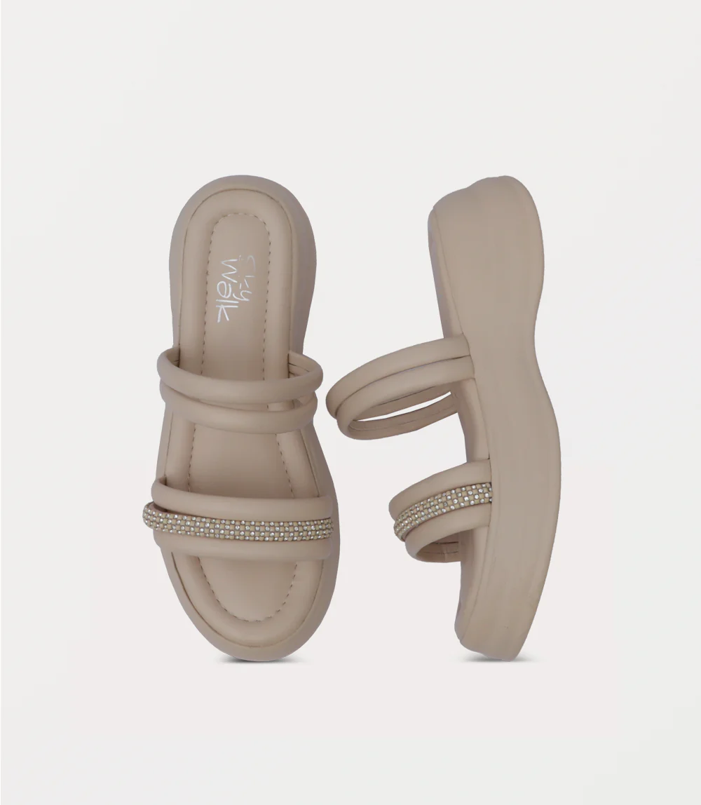 Women Comfort Slipper-IVORY - Image 4