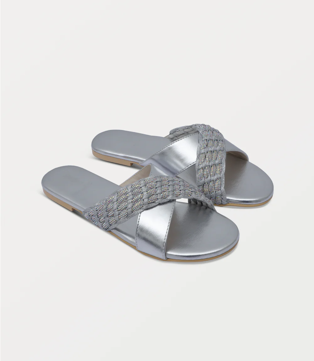 Women Slipper-SILVER - Image 2