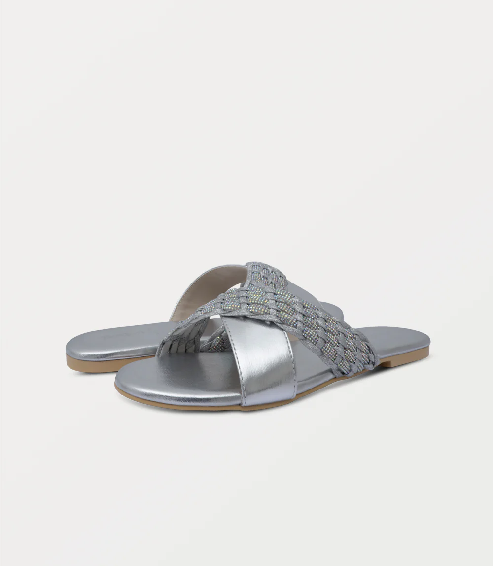 Women Slipper-SILVER - Image 3