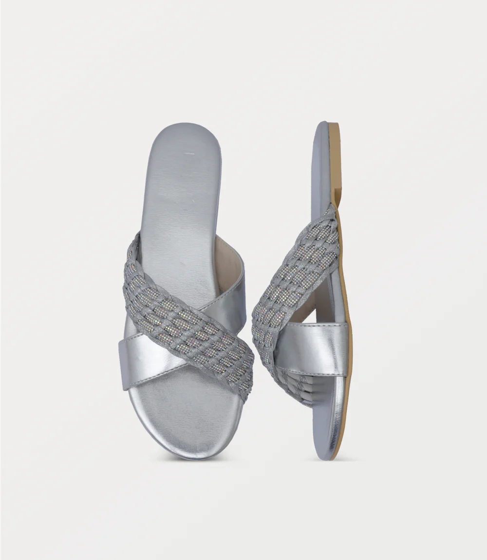 Women Slipper-SILVER - Image 4
