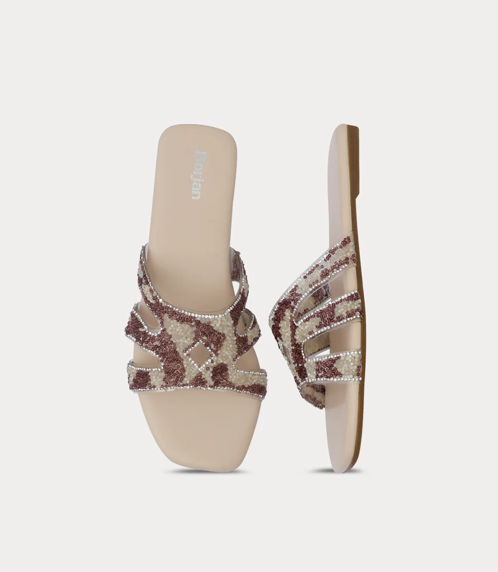 Women Slipper-BEIGE - Image 4
