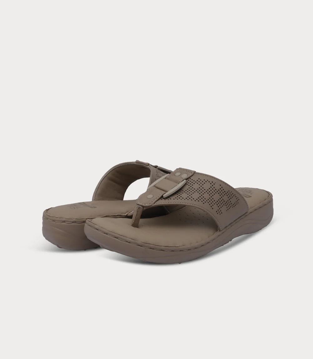 Women Comfort Chappal-BEIGE - Image 3