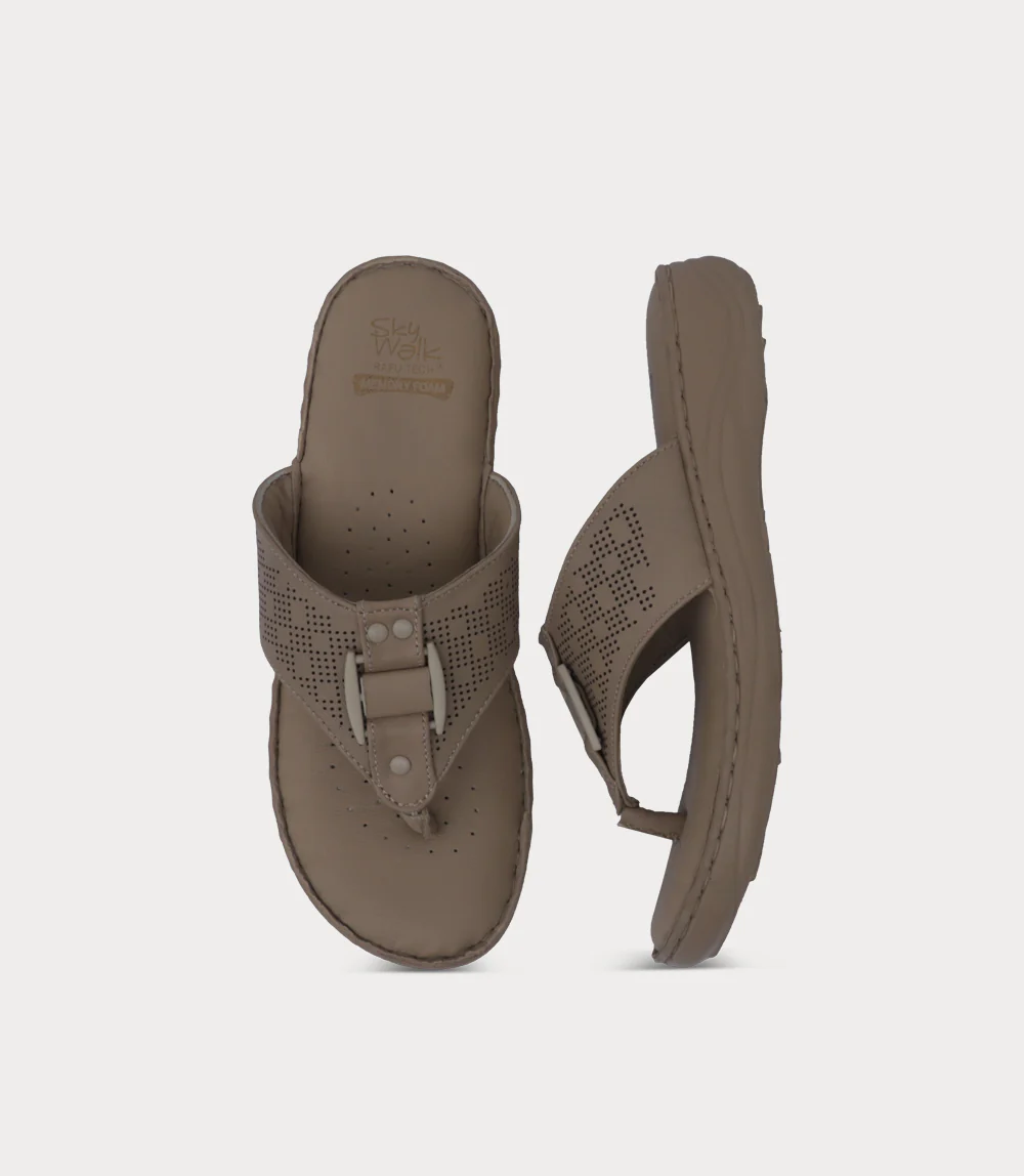 Women Comfort Chappal-BEIGE - Image 4