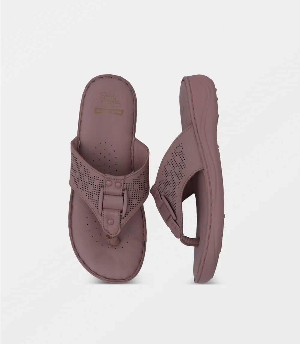 Women Comfort Chappal-LILAC - Image 4