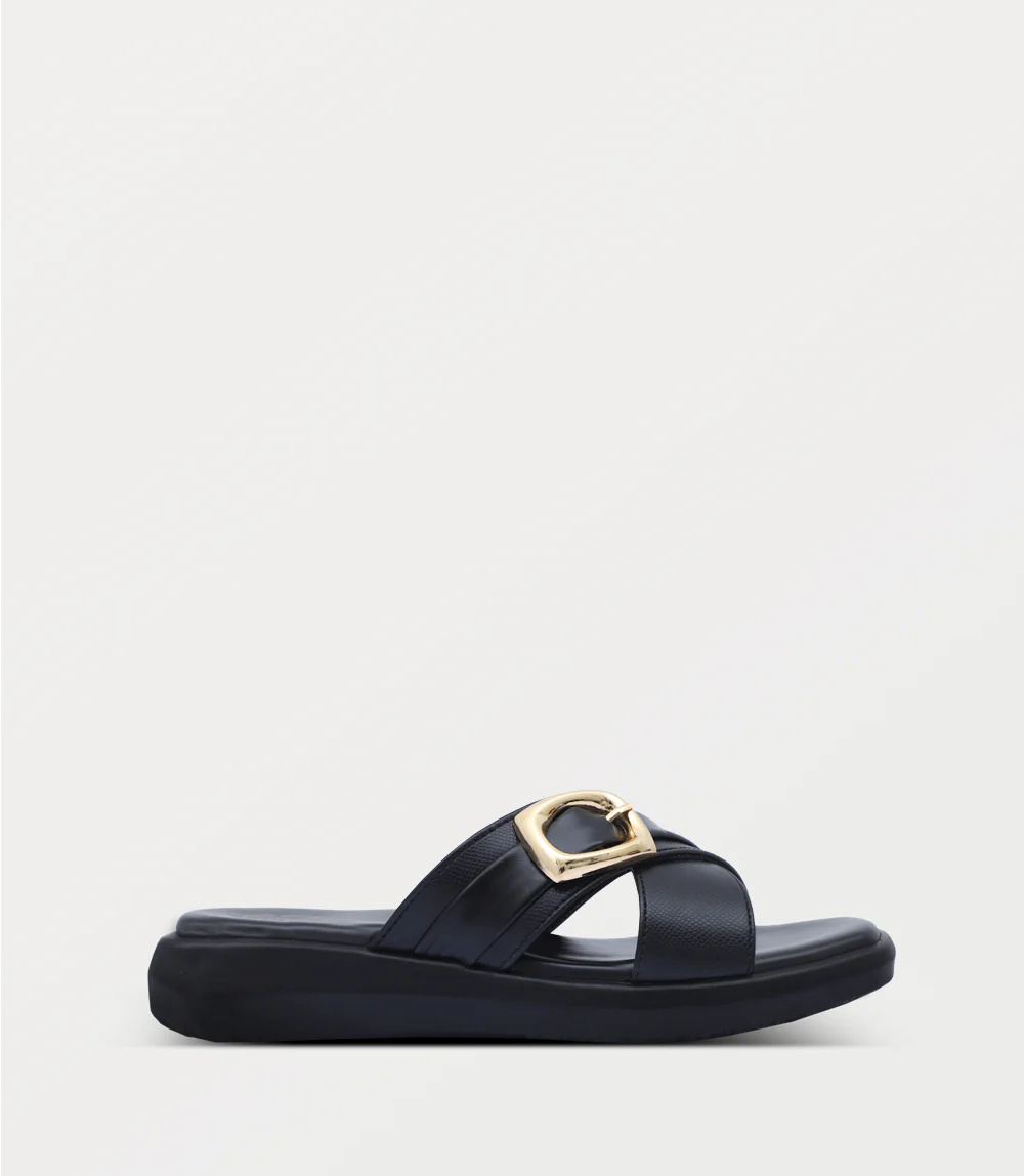 Women Comfort Slipper-BLACK